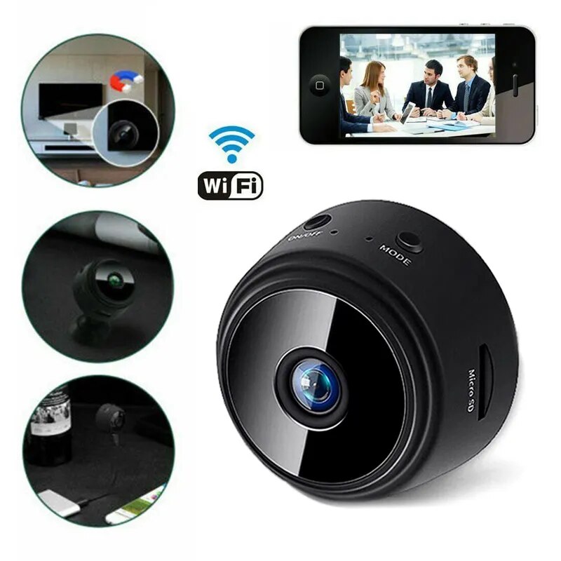 MiniSpy® Mini 1080p HD Wireless Magnetic Security Camera