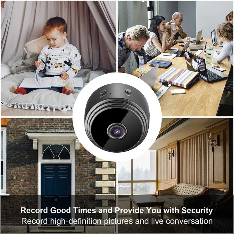 MiniSpy® Mini 1080p HD Wireless Magnetic Security Camera