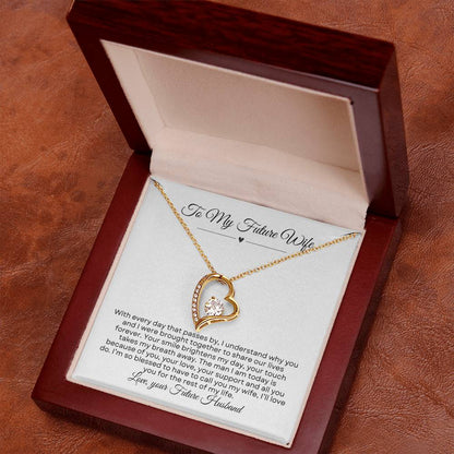 To My Future Wife | I'll Love You For The Rest Of My Life - Forever Love Necklace