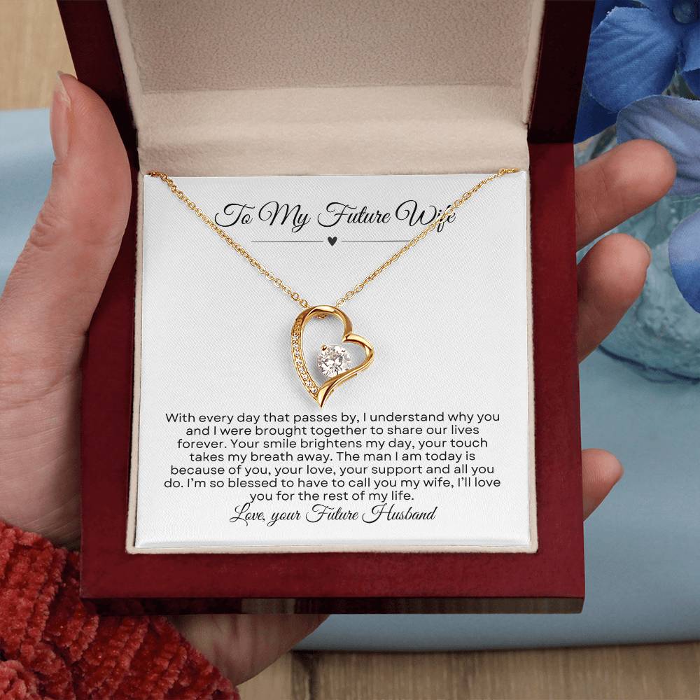 To My Future Wife | I'll Love You For The Rest Of My Life - Forever Love Necklace