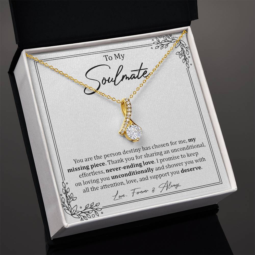 To My Soulmate | Love, Forever & Always - Alluring Beauty necklace