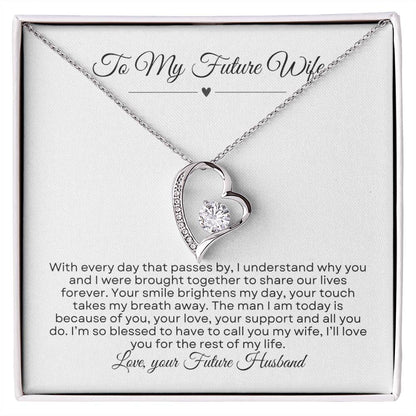 To My Future Wife | I'll Love You For The Rest Of My Life - Forever Love Necklace