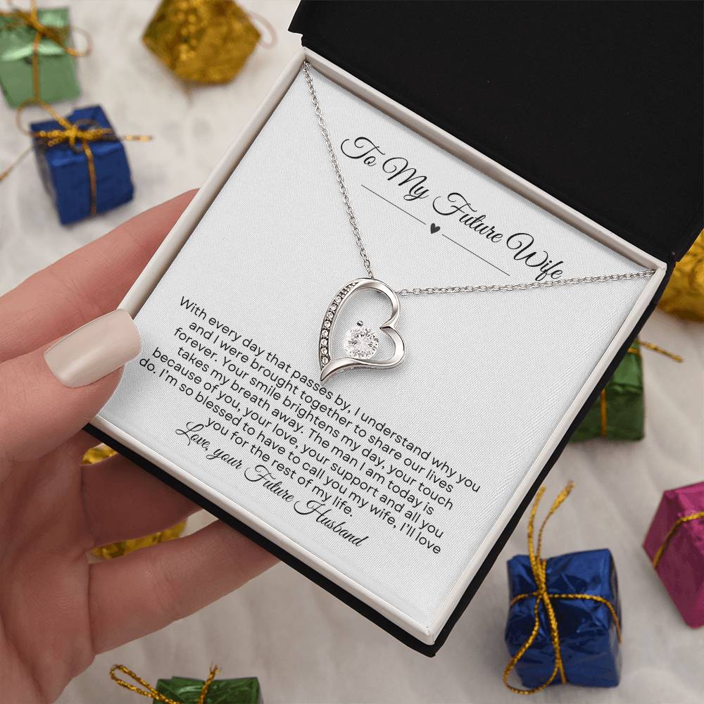 To My Future Wife | I'll Love You For The Rest Of My Life - Forever Love Necklace