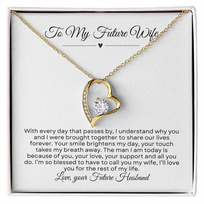 To My Future Wife | I'll Love You For The Rest Of My Life - Forever Love Necklace