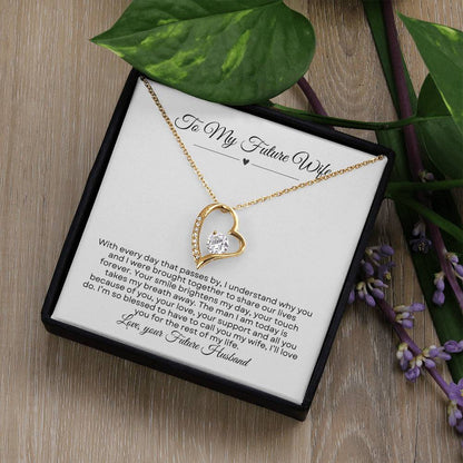 To My Future Wife | I'll Love You For The Rest Of My Life - Forever Love Necklace