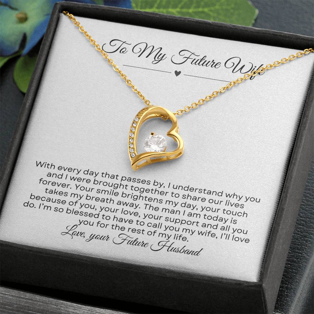 To My Future Wife | I'll Love You For The Rest Of My Life - Forever Love Necklace